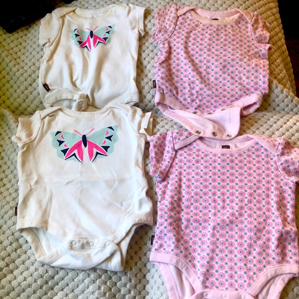Tea Collection Baby Onseie Bundle 2 0-3m, 2 3-6m